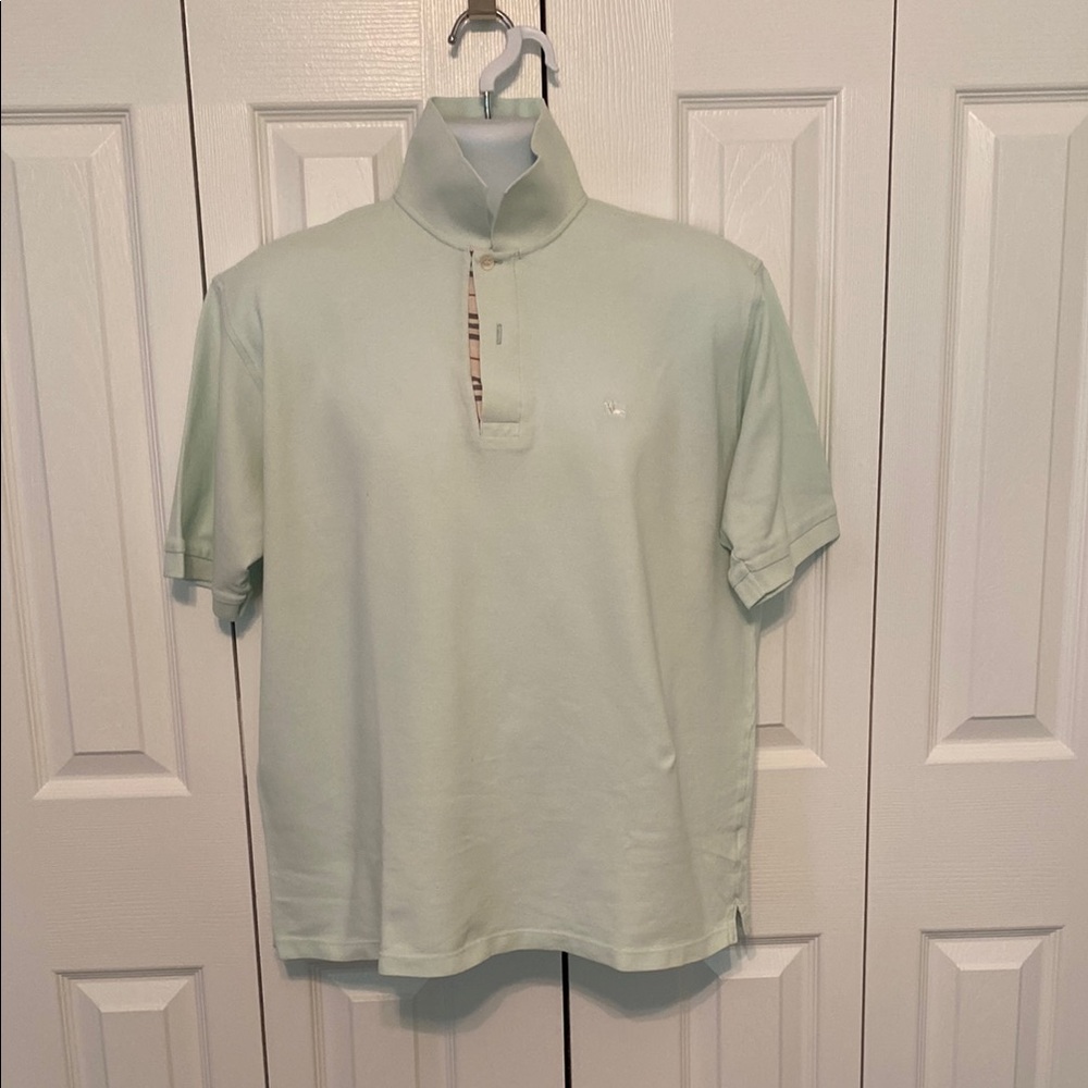 Burberry Light Green Polo Shirt